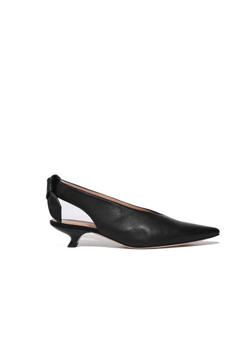 Scarpe slingback in pelle Nero ALBERTA FERRETTI | A3206 66740555